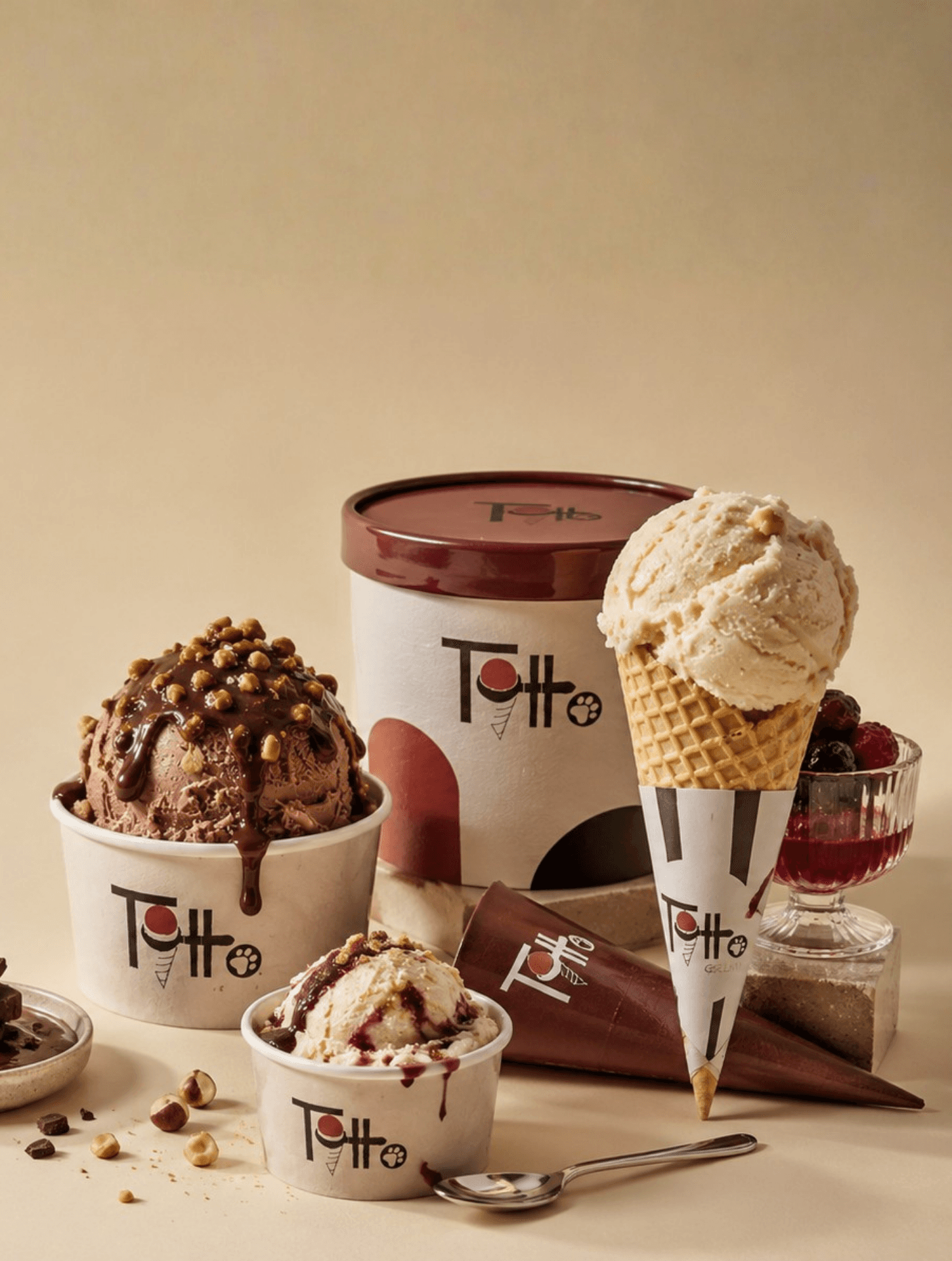 Fondo oficial Totto Gelato Móvil
