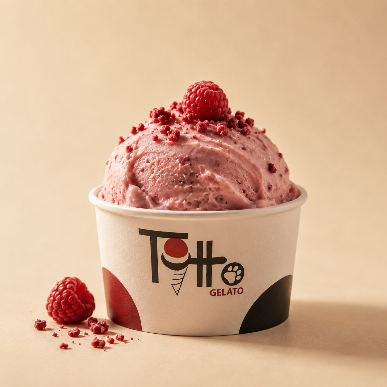 Gelato artesanal de la casa