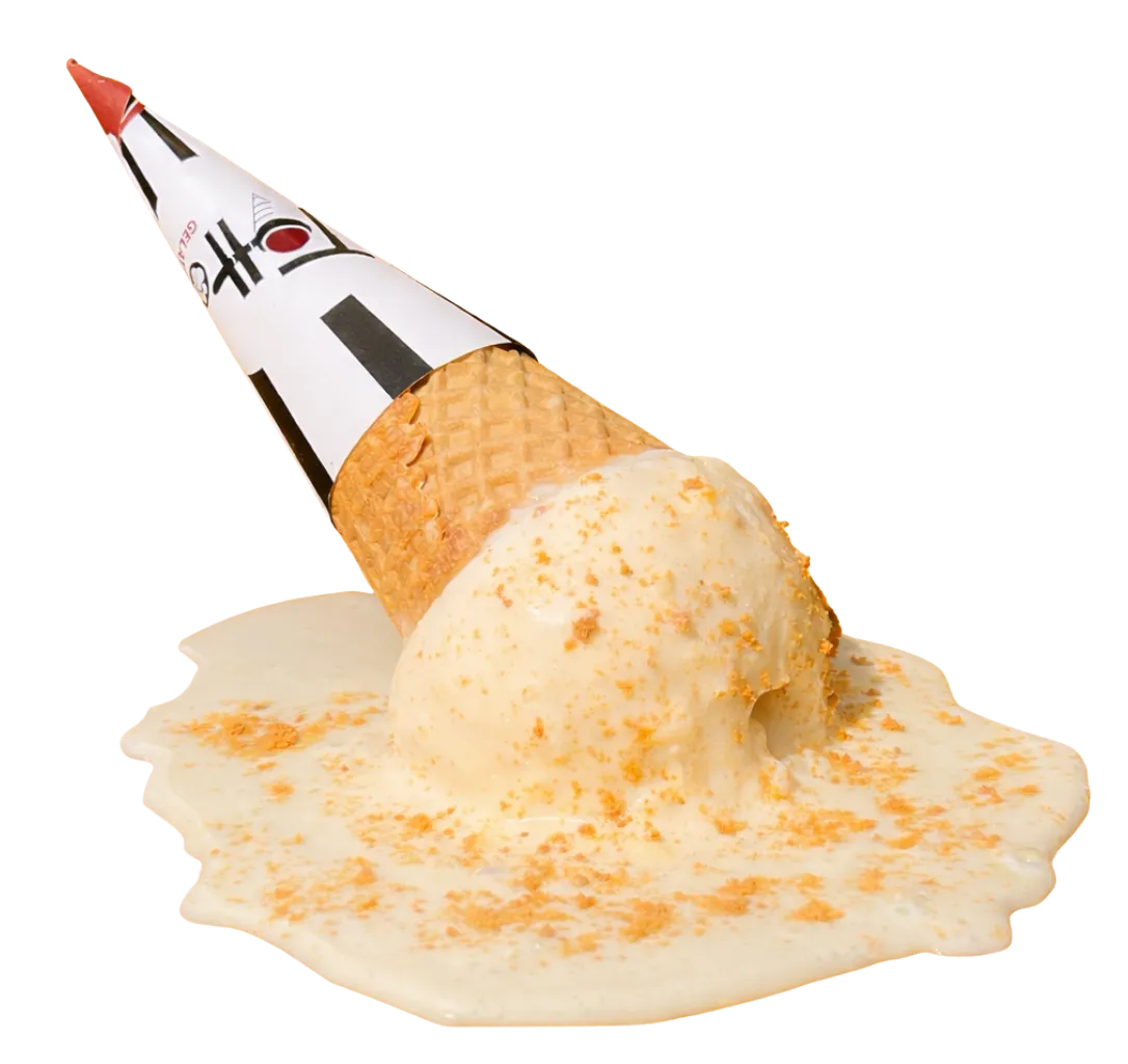 Copa de gelato servida